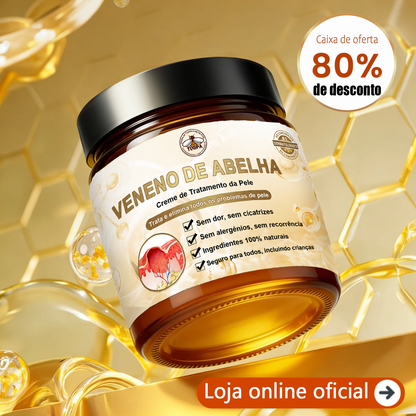 🔥 𝑻𝑳𝑶𝑷𝑨® Creme de Tratamento da Pele com Veneno de Abelha (👨‍⚕️ Com Certificação CE) 👍✅
