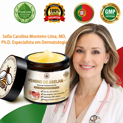 🔥 𝑻𝑳𝑶𝑷𝑨® Creme de Tratamento da Pele com Veneno de Abelha (👨‍⚕️ Com Certificação CE) 👍✅