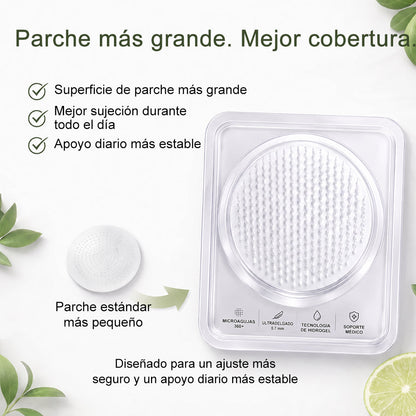 CURALONA® Parche Metabólico Nano de Microagujas ✈️ Solo 1 vez al día — cambios visibles en 7 días Fórmula con Berberina + Moringa ✅ Para grasa acumulada, piel flácida, niveles altos de azúcar, apnea del sueño, molestias en las articulaciones y más 💥